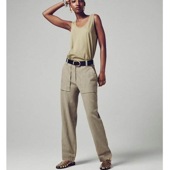 J. Crew Seaside cargo pant in linen-TENCEL™ lyocell blend 20 - Picture 3 of 9